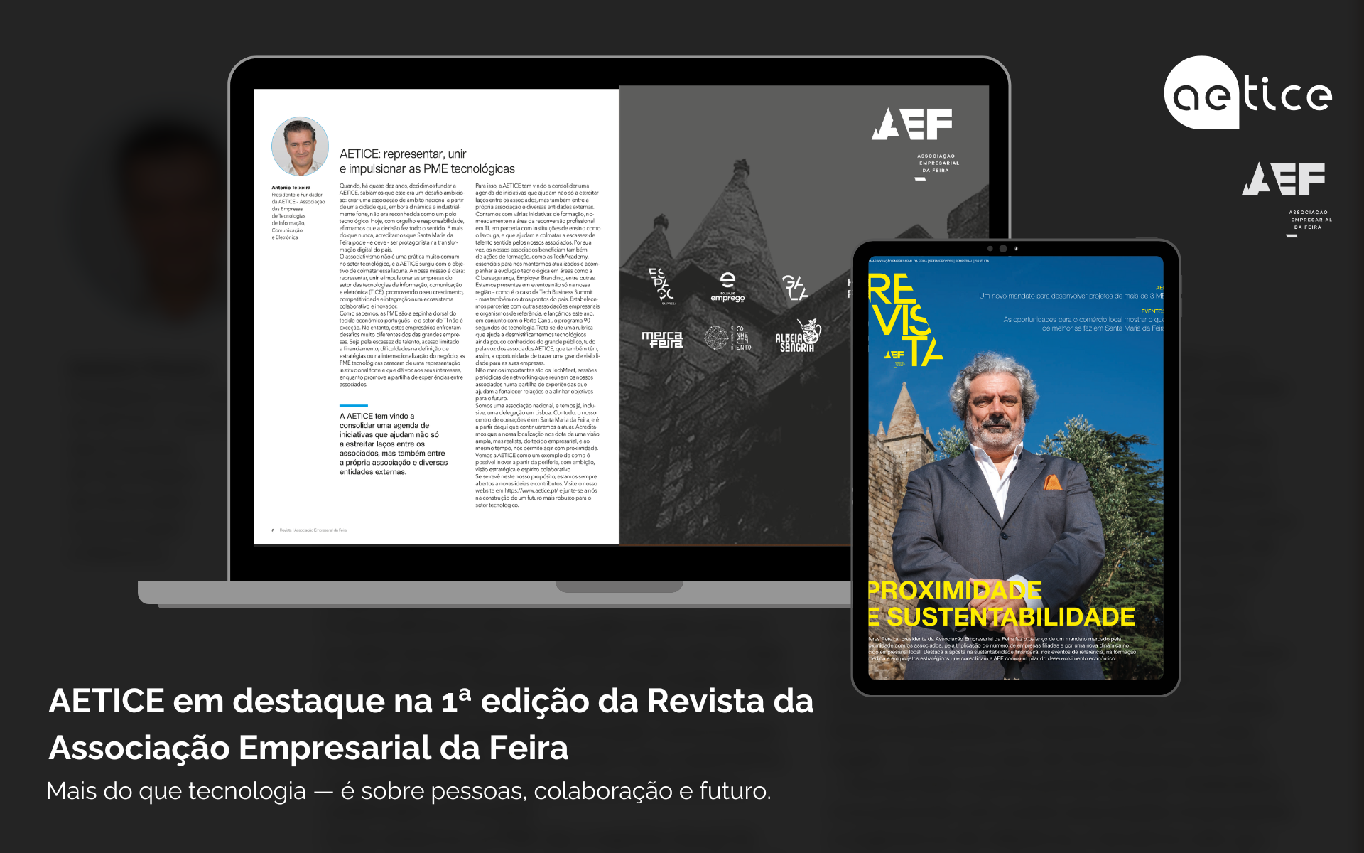 AETICE em destaque na 1ª edição da Revista da AEFeira