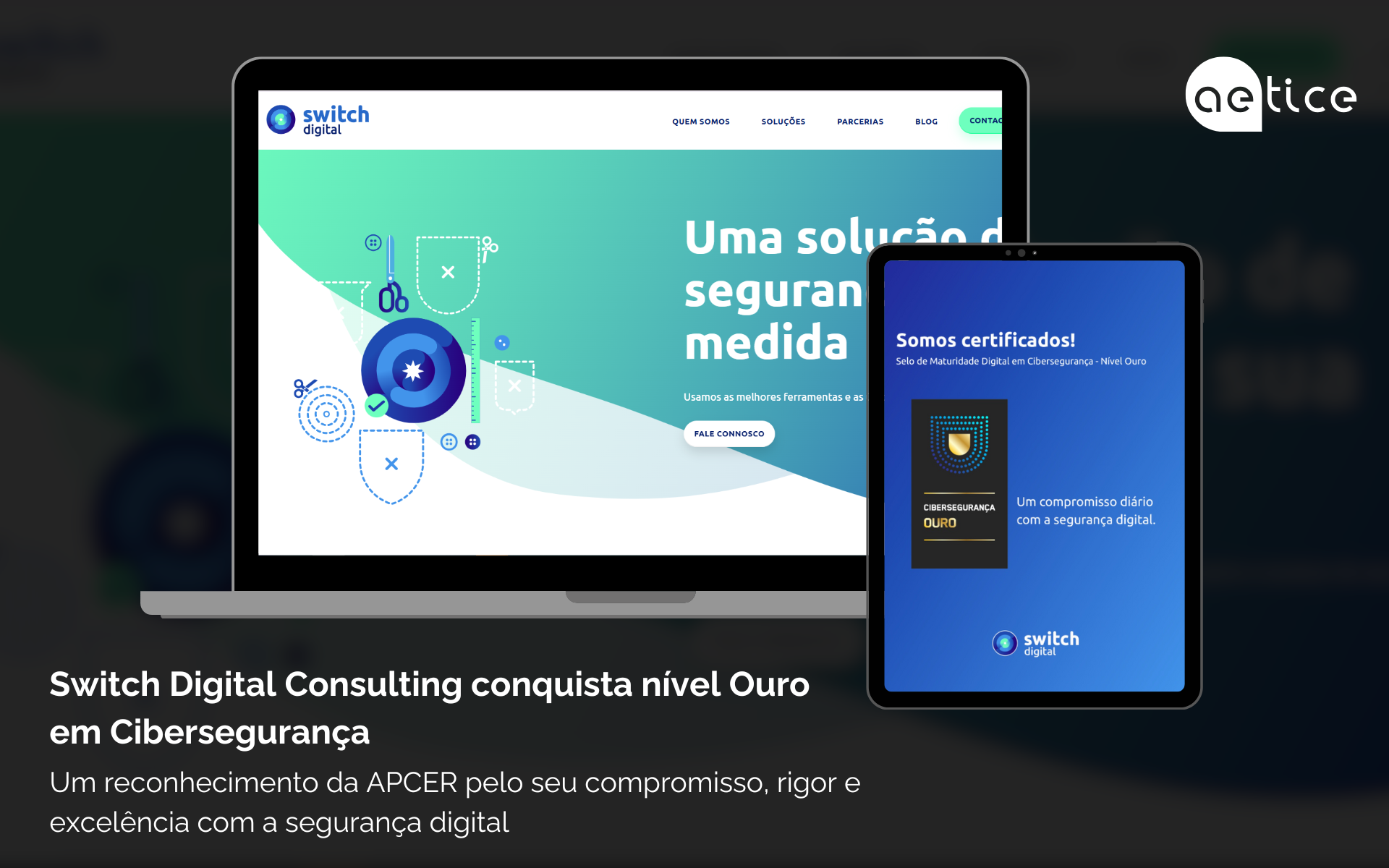Switch Digital Consulting conquista nível Ouro em Cibersegurança